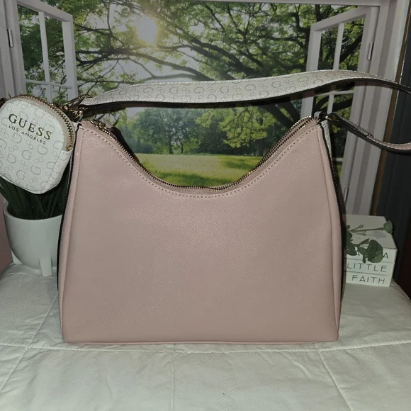 Guess Blush Pink Shoulder Bag - Picture 3 of 7